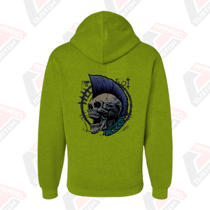 OEM เสื้อฮู้ดฤดูหนาวสำหรับผู้ชายพิมพ์ลายดิจิตอลงานปักย้อมสีล้วน-ผ้าโพลีเอสเตอร์/ ผ้าฝ้าย - Product Image 6