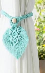 Correas para Cortinas, Lazos de Hojas Tejidos a Mano para Decoración de Bodas y Hogar, Cuerdas Coloridas para Atar Cortinas - Product Image 4