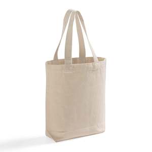 กระเป๋าผ้าแคนวาสขนาดเล็ก 12 นิ้ว สำหรับใส่หนังสือ สีพื้น TC212 - Product Image 2