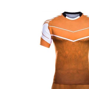 Vente en gros nouvel arrivage d'uniforme de rugby t-shirts et shorts vêtements de sport imprimés par sublimation uniforme de rugby avec numéro de nom d'équipe - Product Image 6