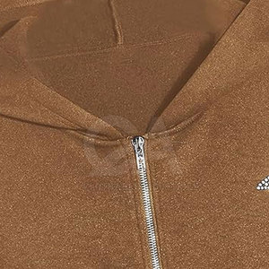 Wholesale Custom Bling <b>Rhinestone</b> Hoodies for Women Zip-Up Custom Options Available In Adult Size - Product Image 3