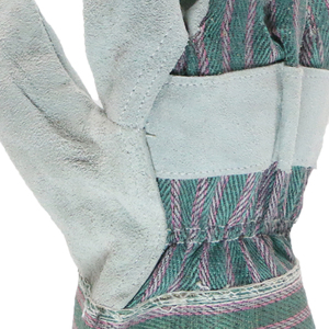 Guantes de trabajo de aparejo hechos con material de cuero Partido de vaca más vendidos, guantes de seguridad de trabajo de Ensamblaje automático de construcción Industrial - Product Image 3