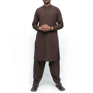 Shalwar Kameez décontracté pour hommes, vente en gros, usine, musulman, à la mode, 2023 - Product Image 1
