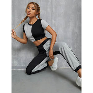 Joggers en molleton de coton à séchage rapide léger pour femmes Pantalon de survêtement coupe ajustée Cordon de serrage pour une utilisation en extérieur Pantalon ample confortable - Product Image 5