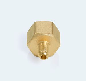 Adaptador de Cilindro de Latón de 5/8 x 1/4, Rosca de 7/8-14 a 7/16-20, 1200 PSI, para Botella de 61 kg a Línea de Carga, Hecho en India - Product Image 2
