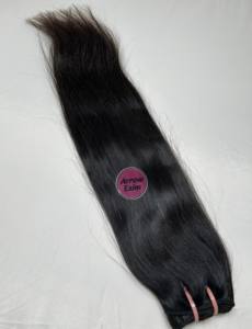 Extensiones de cabello humano indio Virgen sin procesar mechones rectos naturales Temple Raw 100% Pure Remy Hair al por mayor - Product Image 5