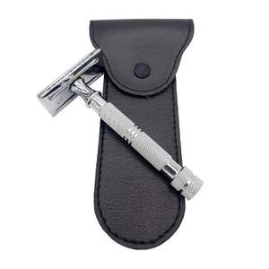 Rasoirs de rasage de gorge en acier inoxydable revêtus de couleur argent de haute qualité pour les rasoirs de sécurité pour le visage-Fabricant direct - Product Image 1