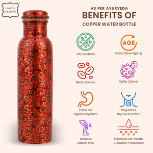 Botella de Agua de Cobre de Última Generación 2024, Antiderrames, Apta para Agua Hirviendo, Ideal para Regreso a Clases, Yoga, Gimnasio - Botella de Plástico - Product Image 6