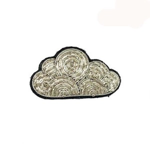 Broche brodée à la main en tissu de haute qualité broche en toile bijoux avec couleur personnalisable et conception d'arc pour les femmes - Product Image 4