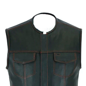 Gilet en coton réversible imperméable et respirant de haute qualité avec fermeture éclair, élégant, nouvelle mode, logo personnalisé, vêtement d'extérieur décontracté pour homme, hiver - Product Image 6