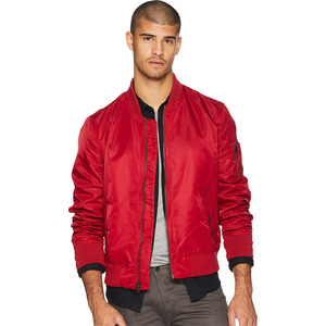 Vente en gros Nouvel Arrivage 2026 Vestes en satin à la mode pour hommes Vestes en satin avec logo personnalisé et patchs pour hommes - Product Image 5