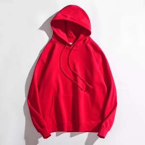 <b>Men's</b> Comfortable Pullover <b>Hoodies</b> 100% Cotton for Sleeve Solid Color Printed Fleece Anti-shrink Anti-Pilling for Winter - Product Image 5