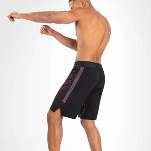 Shorts MMA double couche de haute qualité, logos personnalisés, designs OEM, respirants, séchage rapide, 100% coton, unisexe, fabriqués au Pakistan - Product Image 5