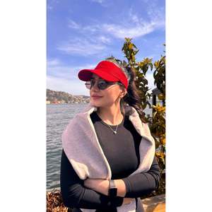 <b>Red</b> Extended Visor Open <b>Top</b> <b>Hat</b> - Stylish Sun Protection Headwear Spk13 - <b>Red</b> - Product Image 5
