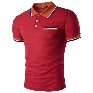 Nouveau design 2025 – Chemise homme à manches courtes en maille anti-plis avec imprimé et broderie personnalisée sur le devant (Spandex/Polyester) - Product Image 2
