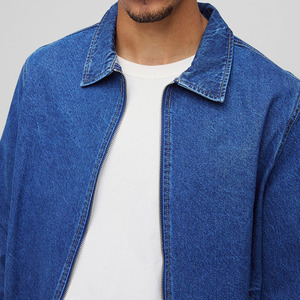 La mejor chaqueta vaquera para hombre, elegante invierno lavado, venta al por mayor, Chaquetas vaqueras, ropa de calle de moda, chaqueta vaquera única de Hip Hop para hombre - Product Image 2