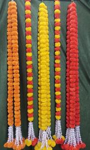 Marigold Guirlande Diwali Décor Mariage Décorations De Noël Fleurs Artificielles Rajnigandha Fleurs Guirlande Fleur Tube Rose - Product Image 5