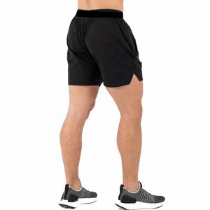 Shorts de sport pour hommes en gros, grandes tailles, respirants, coupe ajustée, pour la gym, le jogging et la plage - Product Image 5