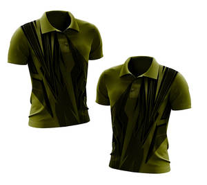 Camiseta de Algodón 100% Transpirable, Estilo Moderno y Urbano, Cuello Camisero, Ajuste Elástico, Impresión Personalizada, Suave y Cómoda para el Verano - Product Image 6