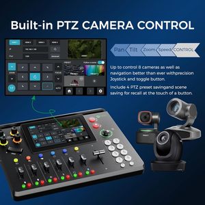 Nuevo mini-mx SDI, Mezclador de Video Multicámara para Transmisión en Vivo, Mezclador de Transmisión de 10 Canales - Product Image 3