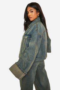 Chaqueta Vaquera para Mujer, Estilo Casual, Color Sólido, Chaqueta de Mezclilla de Alta Calidad, Camisa Vaquera para Dama - Product Image 2