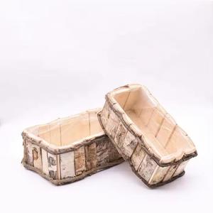 Cajas de madera antiguas Rectangular Shabby Look Plant Box Maceta Macetas para plantar o decorar Flores y jardín - Product Image 6