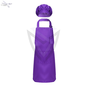 Conjunto de Delantal y Gorro de Barbero de Color Personalizado al por Mayor, Conjunto de Delantal y Gorro de Barbería para Profesionales del Cabello - Product Image 1