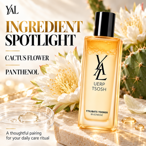 <span class=keywords><strong>YAL</strong></span> Golden Bi Phase Facial Essence Toner 150ml con Fiore di Cactus e Pantenolo Idratante per la Cura Quotidiana della Pelle - Product Image 5