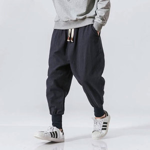 Haori Kimono Joggers Summer Japanese Style Anime Sweatpants <b>Men</b> Multi Pocket Long Cargo Pant Harajuku Jogger <b>Trousers</b> Streetwear - Product Image 1