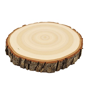 Meilleures ventes de produits en bois Vente en gros de tranches d'arbre rondes en bois naturel Dessous de verre en noyer gratuit pour mariage Dessous de verre en noyer - Product Image 3