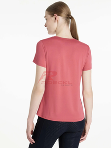 Top OEM para montar a caballo para mujer, venta al por mayor, material técnico avanzado, modelado ergonómico de humedad, ropa de espectáculo ecuestre ajustada - Product Image 2