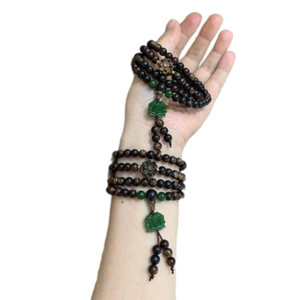 สร้อยข้อมือลูกปัด108 6มม. ทำจากไม้สร้อยข้อมือเวียดนามใต้น้ำคุณภาพสูงที่เหนือกว่า - Product Image 2