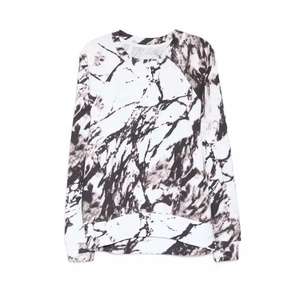 2022 coton personnalisé femmes pull sweat à capuche col rond couleur unie avec Logo brodé impression Sublimation Technique - Product Image 6
