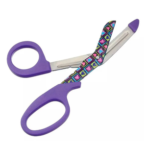 ANAAIF Ciseaux de traumatologie médicale de premiers soins Ciseaux à bandage à poignée en plastique rouge pour infirmières Prix d'usine - Product Image 2