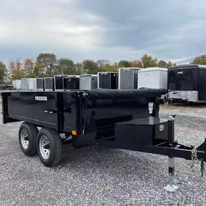 Remolque agrícola de inclinación hidráulica de servicio pesado 6x10 de alta calidad, nuevo remolque de descarga limpio con sistema hidráulico de alta calidad para uso en tractor - Product Image 6