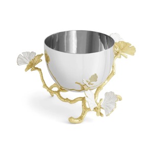 Bol en métal de luxe contemporain Pièce maîtresse décorative faite à la main Accent de table Affichage intérieur de maison moderne - Product Image 5