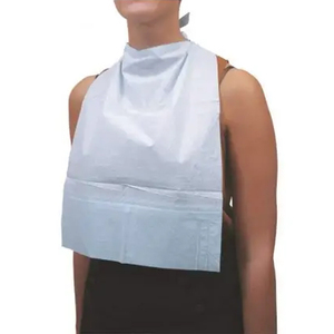Suministro directo de fábrica Desechable Restaurante Hotel Filete Baberos Uso único Adulto LDPE Sin mangas Delantal Restaurantes Hoteles - Product Image 5