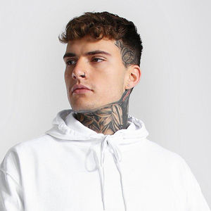Streetwear personnalisé 2025 vêtements sport Fitness basiques coton mélangé à manches longues pull coton imprimé sweats à capuche pour hommes - Product Image 5
