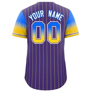 Ensemble d'uniformes d'équipe de baseball et de softball personnalisés, maillots en polyester respirant, chemises brodées pour garçons, tailles plus grandes - Product Image 3