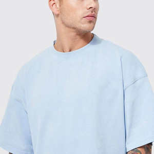 Camiseta Urbana para Hombre, 100% Algodón, Hombros Caídos y Corte Holgado con Opción de Dobladillo con Abertura Lateral para Uso Diario, Venta al por Mayor - Product Image 6