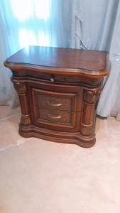 Nightstand เฟอร์นิเจอร์ไม้สำหรับบ้านสำหรับห้องนอนและห้องนั่งเล่น - Product Image 2