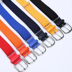 Vêtements de sport pour jeunes et adultes avec logo personnalisé Ceinture de baseball et de softball élastique réglable en cuir PU respirant - Product Image 6