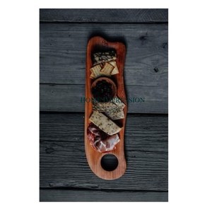 Plato de madera de acacia hecho a mano de alta calidad Diseño de pescado a bajo precio Suministro a granel por fabricante y exportador de confianza - Product Image 2