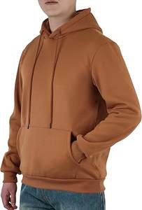 Hombres Sudadera con capucha Casual Manga larga Sudaderas con capucha de lana Cordón de entrenamiento Pullover con bolsillo Kanga - Product Image 6