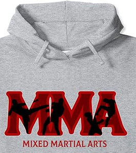 Mma Impression Personnalisée Nouvelle Marque Style Sportif Sweat à capuche Homme Gris chiné Personnalisé Logo Personnalisé Hommes Arts Martiaux Hoodies - Product Image 5