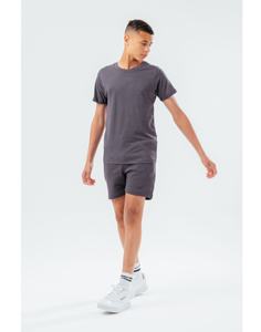 Vente en gros Ensemble d'été pour enfants 2 pièces T-shirt et short solides Tissu de laine décontracté et intelligent pour filles de 9 ans - Product Image 3