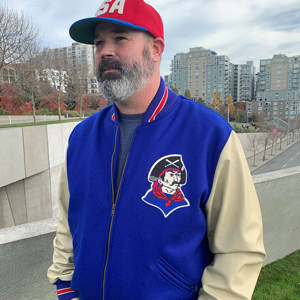 Béisbol manga de cuero estilo callejero abrigos letra bordada rompevientos Hip Hop suelta Casual lana Letterman chaquetas - Product Image 6