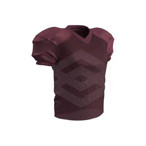 Ropa deportiva Camiseta de fútbol americano de color sólido Camiseta de béisbol de secado rápido Camiseta de fútbol americano ajustada para hombres - Product Image 5