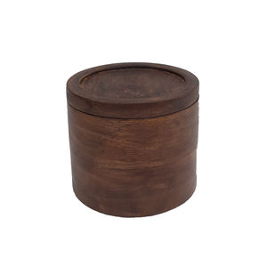 Boîte de rangement de cuisine au design personnalisé avec couvercle Boîtes de rangement faites à la main de taille standard en bois de couleur marron Vente en gros en vrac - Product Image 6
