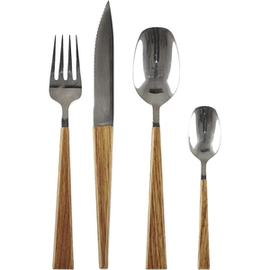 Vente chaude Magnifique Vaisselle Couverts De Mariage En Acier Inoxydable Argenterie/Couverts Ensemble En Relief Or Designer Poignée - Product Image 6